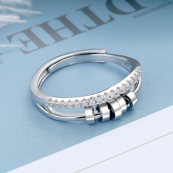 Sterling Silver Fidget Ring​​​​ - Picture 2 of 2